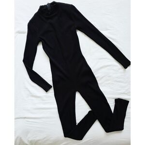 Black Long Sleeve Jumpsuit